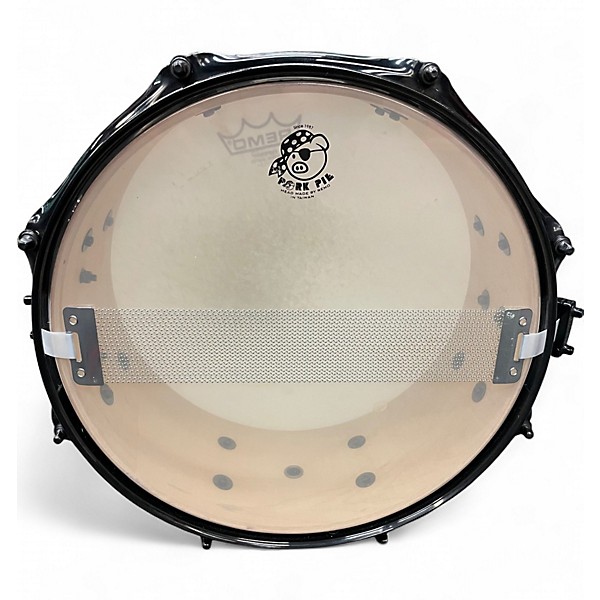 Used Pork Pie 12X4 Little Squealer Snare Brown Drum