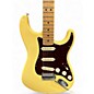 Used 2015 Fender Deluxe Roadhouse Stratocaster Yellow Solid Body Electric Guitar