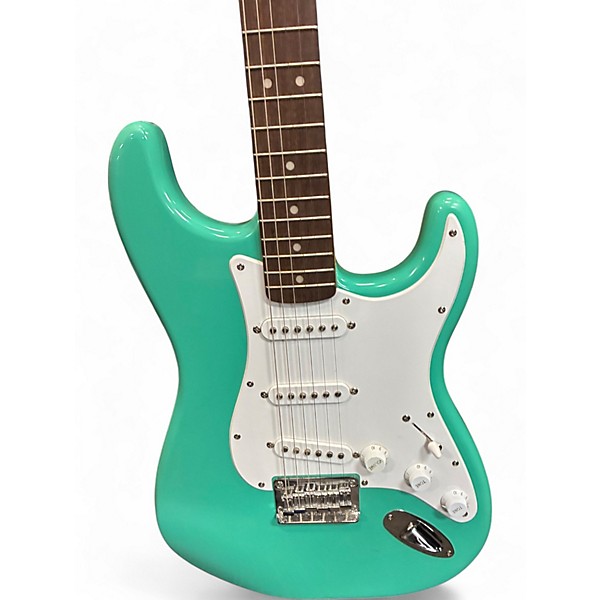 Used Squier Bullet Stratocaster Seafoam Green Solid Body Electric Guitar