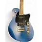 Used Reverend Reeves Gabrels Signature Satin Trans Blue Solid Body Electric Guitar