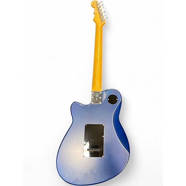 Used Reverend Reeves Gabrels Signature Satin Trans Blue Solid Body Electric Guitar