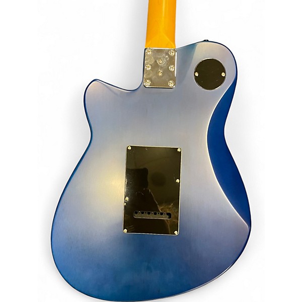 Used Reverend Reeves Gabrels Signature Satin Trans Blue Solid Body Electric Guitar