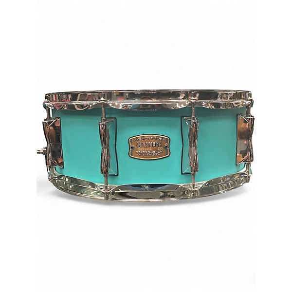 Used Yamaha 14X6 Stage Custom Snare Turquoise Drum