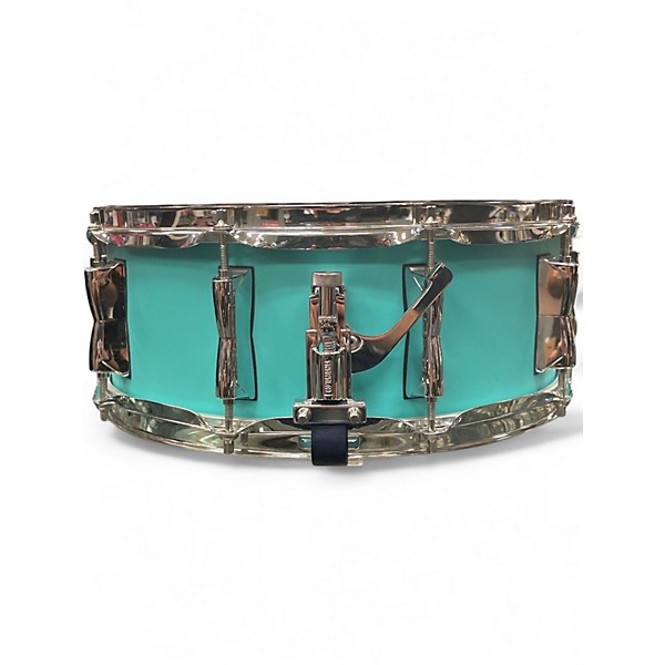 Used Yamaha 14X6 Stage Custom Snare Turquoise Drum