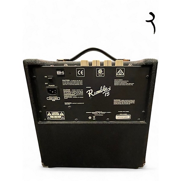 Used Fender Rumble 15 15W 1X8 Bass Combo Amp
