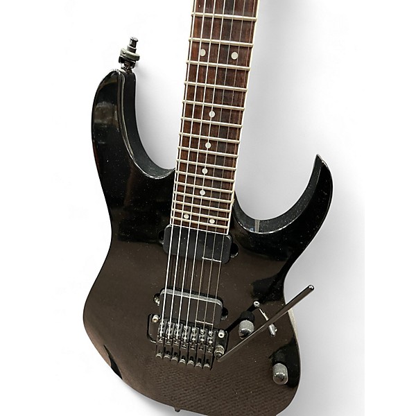 Used Ibanez rg7320z Black Solid Body Electric Guitar