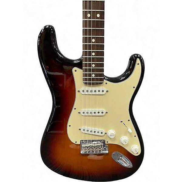 Used Fender American Standard Stratocaster 3 Color Sunburst Solid Body Electric Guitar