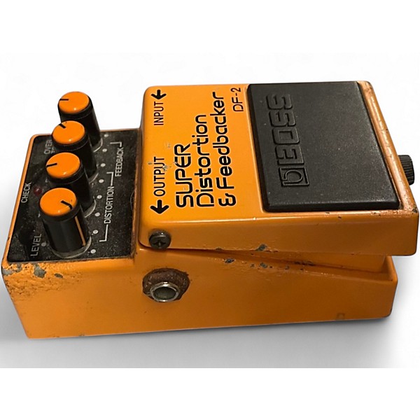 Used BOSS DF2 SUPER DISTORTION AND FEEDBACKER Effect Pedal