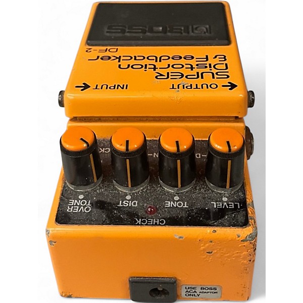 Used BOSS DF2 SUPER DISTORTION AND FEEDBACKER Effect Pedal
