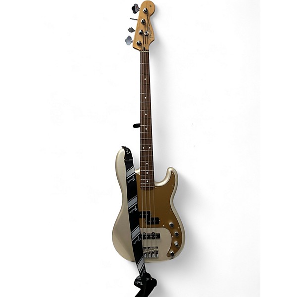 Used Fender Deluxe Active Precision Bass Blizzard Pearl Electric Bass Guitar