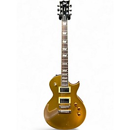 Used ESP LTD EC1000 Gold Top Solid Body Electric Guitar