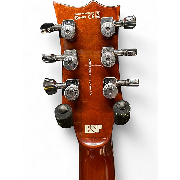 Used ESP LTD EC1000 Gold Top Solid Body Electric Guitar