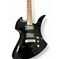 Used B.C. Rich Bronze Series Mockingbird Black Solid Body Electric Guitar