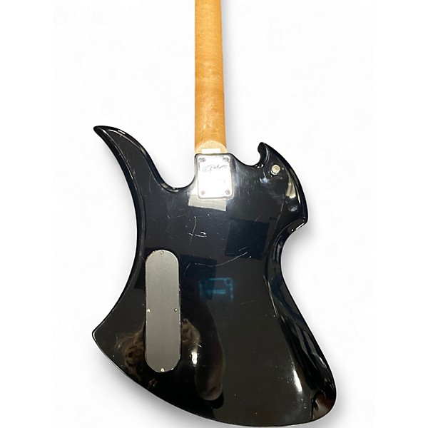 Used B.C. Rich Bronze Series Mockingbird Black Solid Body Electric Guitar