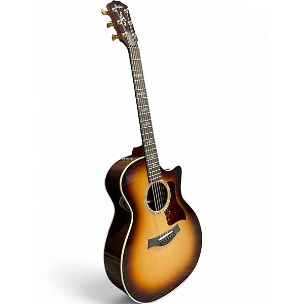 Used Taylor custom 414ce shaded edge burst Acoustic Electric Guitar