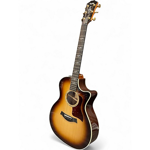 Used Taylor custom 414ce shaded edge burst Acoustic Electric Guitar