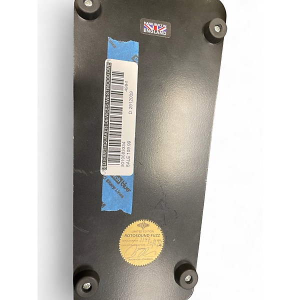 Used 2012 Rotosound 1960'S LTD EDITION FUZZ Effect Pedal