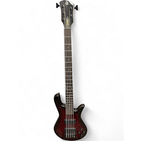Used Spector Legend 5 Standard Black Cherry Electric Bass Guitar