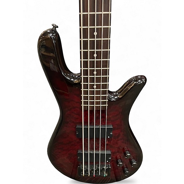 Used Spector Legend 5 Standard Black Cherry Electric Bass Guitar