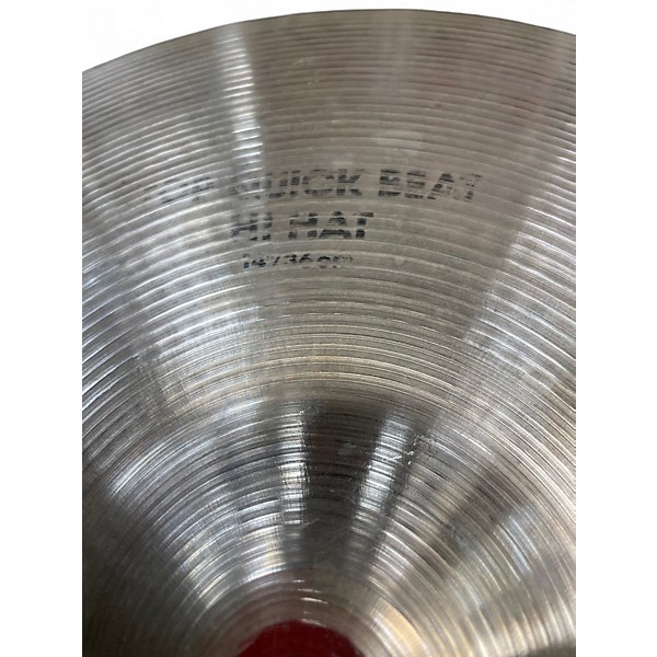 Used Zildjian 14in Quick Beat Hi Hat Pair Cymbal