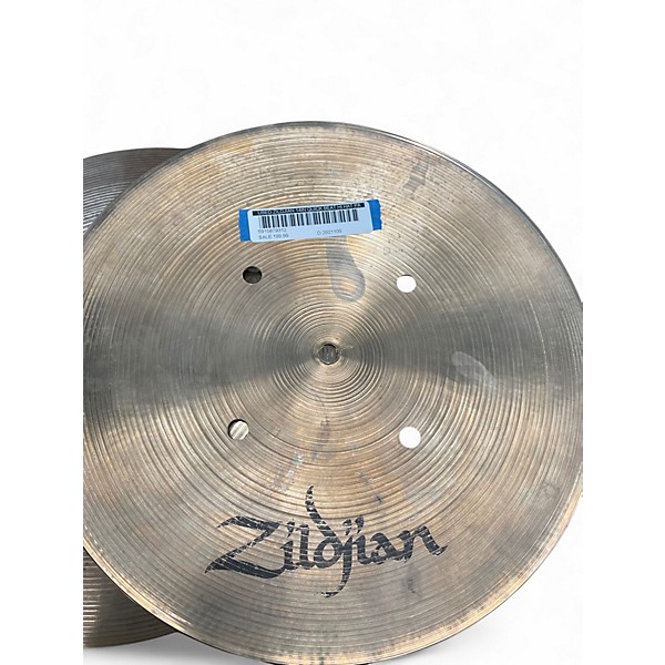 Used Zildjian 14in Quick Beat Hi Hat Pair Cymbal