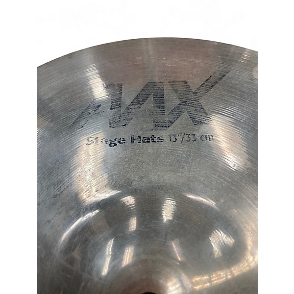 Used SABIAN 13in AAX Stage Hi Hat Pair Cymbal