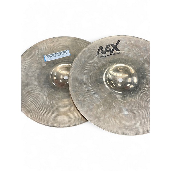 Used SABIAN 13in AAX Stage Hi Hat Pair Cymbal