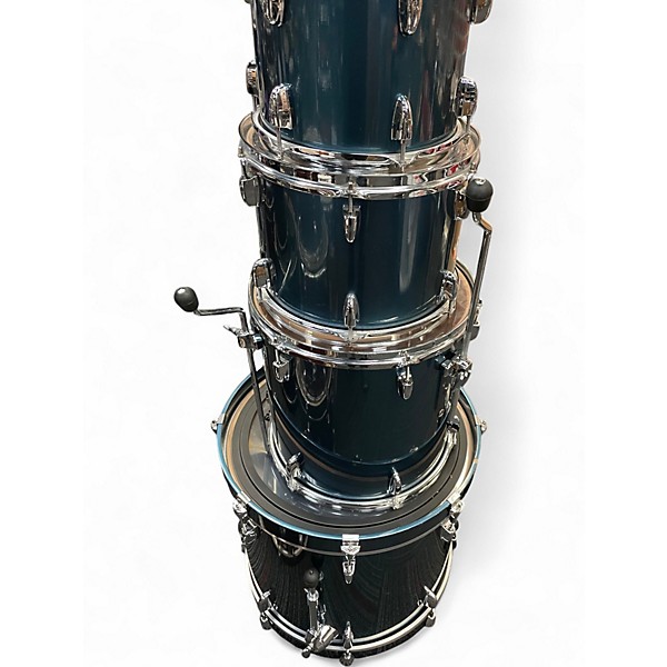 Used Yamaha 4 Piece Stage Custom Blue Burst Drum Kit