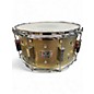 Used Pork Pie 13X7.5 Little Squealer Snare Gold Drum thumbnail