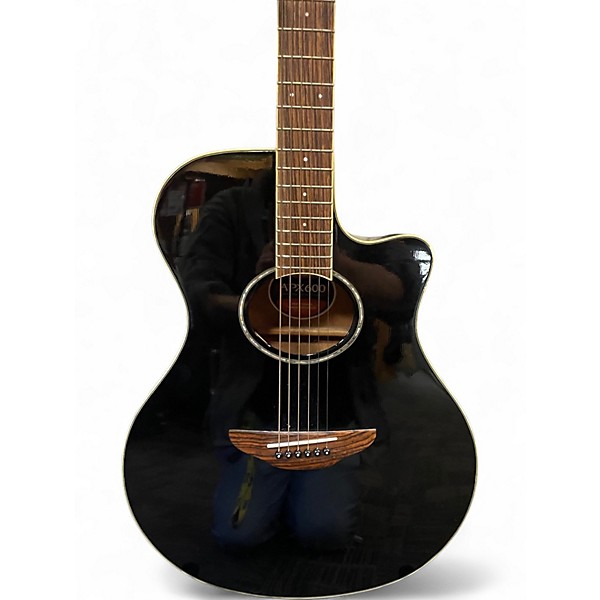 Used Yamaha APX600 Black Acoustic Electric Guitar