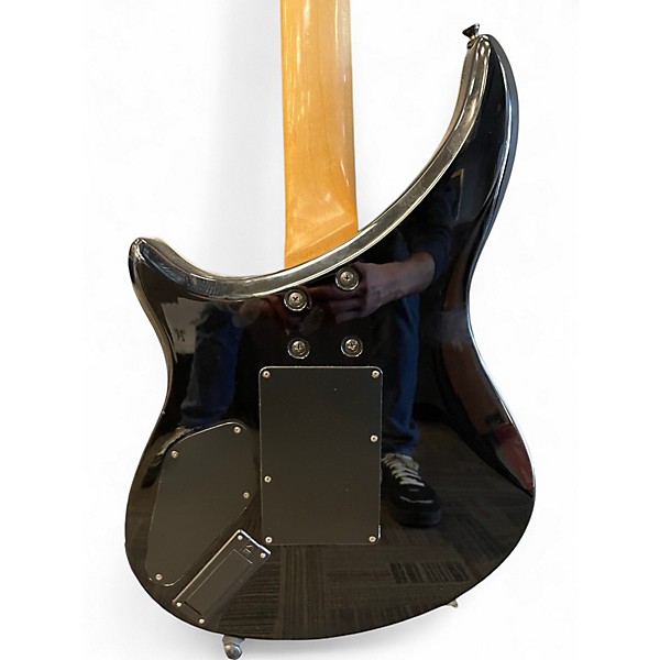 Used Epiphone EM-2 CUSTOM PROPHECY BLACK FLAME Solid Body Electric Guitar