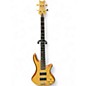 Used Schecter Guitar Research Stiletto Custom 4 String Natural Electric Bass Guitar thumbnail