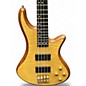 Used Schecter Guitar Research Stiletto Custom 4 String Natural Electric Bass Guitar