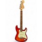 Used Squier Standard Stratocaster Cherry Sunburst Solid Body Electric Guitar thumbnail