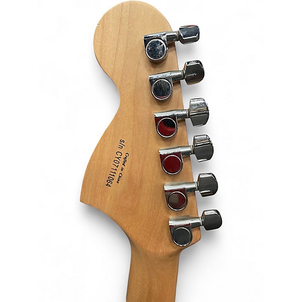 Used Squier Standard Stratocaster Cherry Sunburst Solid Body Electric Guitar