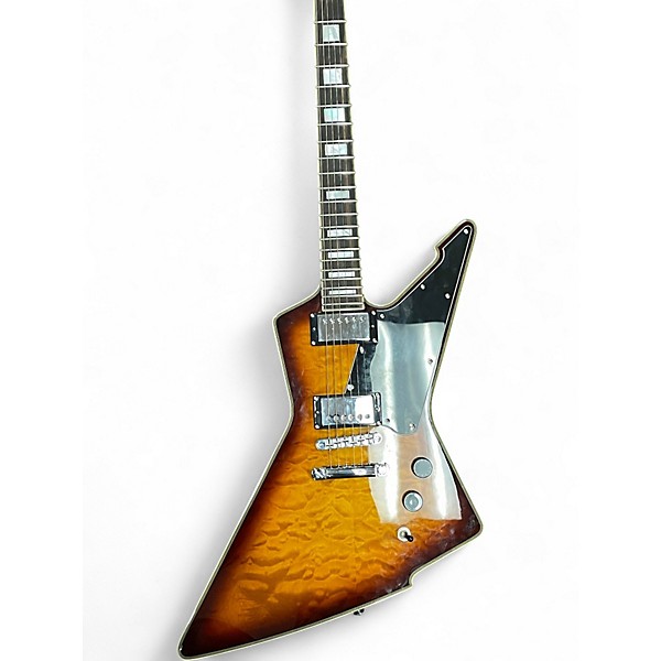 Used Schecter Guitar Research E1 CUSTOM Vintage Sunburst Solid Body Electric Guitar