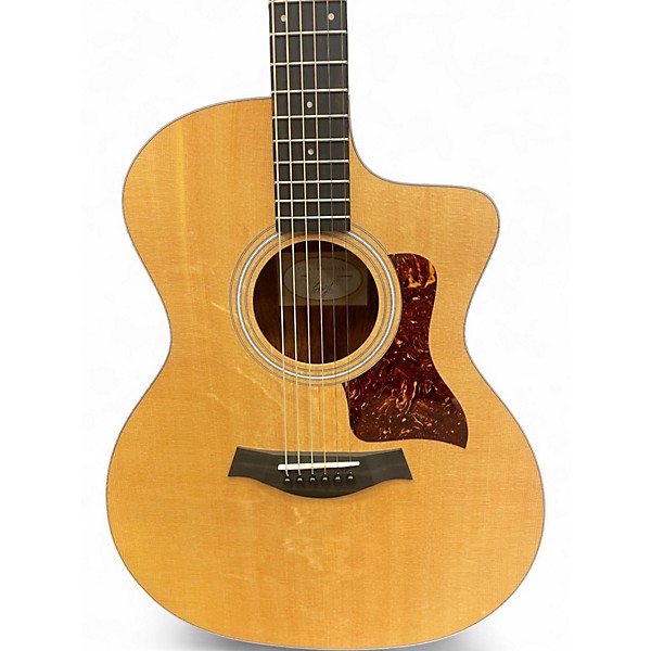 Used Taylor 214CE Natural Acoustic Electric Guitar