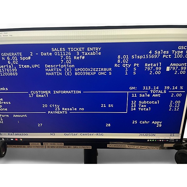 Used Yamaha TG55 Synthesizer