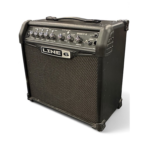 Used Line 6 Spider IV 15W 1X8 Guitar Combo Amp