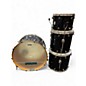 Used ddrum 4 Piece REFLEX Black Galaxy Sparkle Drum Kit