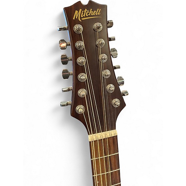 Used Mitchell T331TCE Mahogany 12 String Acoustic Electric Guitar