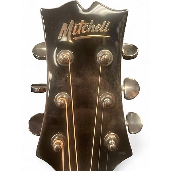 Used Mitchell MX430 Black Acoustic Electric Guitar