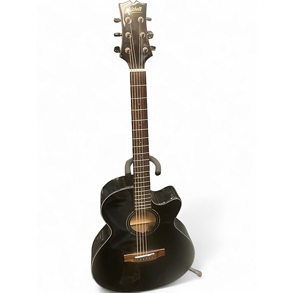 Used Mitchell MX430 Black Acoustic Electric Guitar