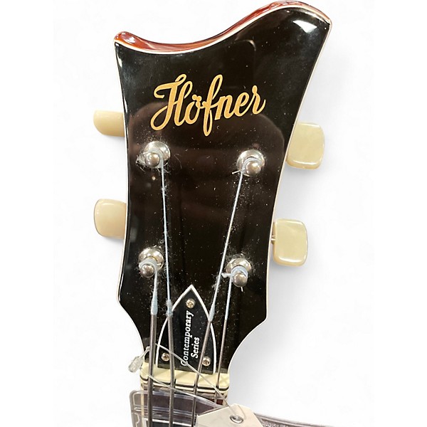 Used Hofner HCT500 2 Color Sunburst Electric Bass Guitar