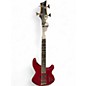 Used Mitchell MB200 Candy Apple Red Electric Bass Guitar thumbnail