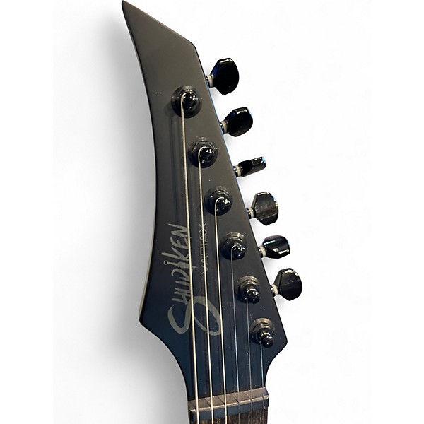 Used Line 6 shuriken sr270 Satin Black Baritone Guitars