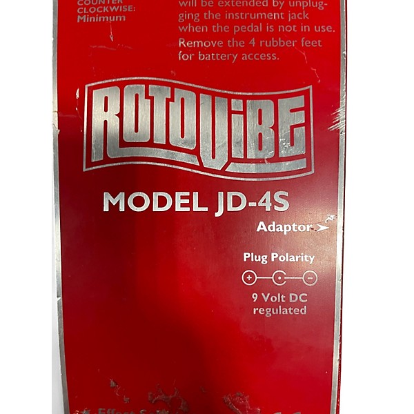 Used Dunlop JD4S Rotovibe Vibrolla Effect Pedal