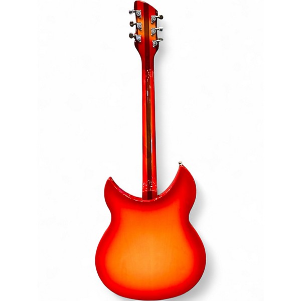 Used 2024 Rickenbacker 330 2 Color Sunburst Hollow Body Electric Guitar