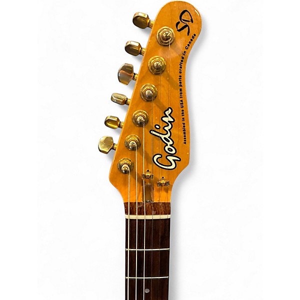 Used Godin SD Blue Solid Body Electric Guitar