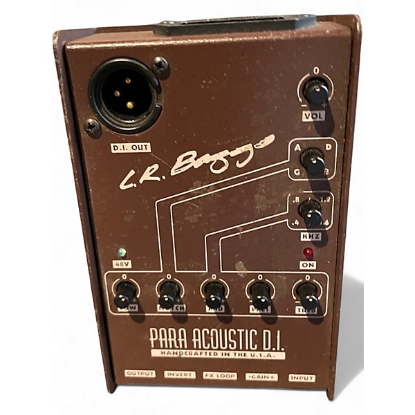 Used LR Baggs Para Acoustic DI Direct Box Pre With EQ Direct Box